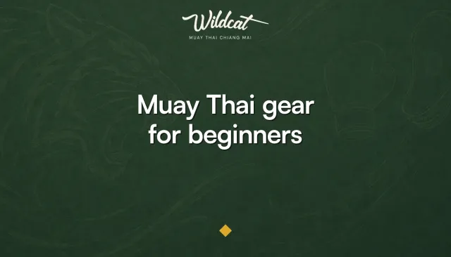 Muay Thai gear for beginners, what to bring to a camp in Thailand — Wildcat Muay Thai Chiang Mai